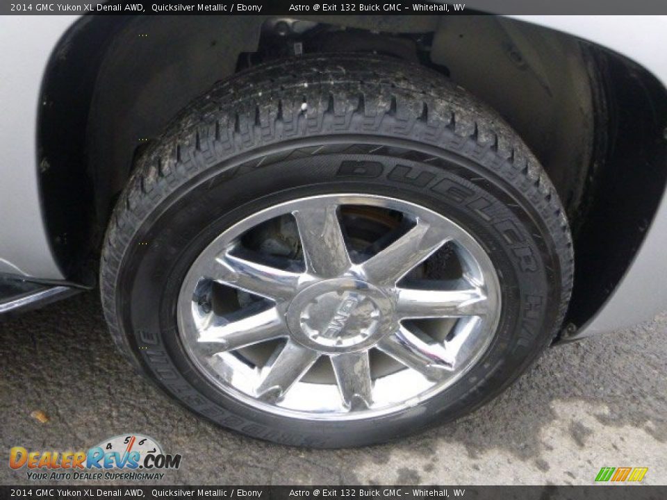2014 GMC Yukon XL Denali AWD Quicksilver Metallic / Ebony Photo #8