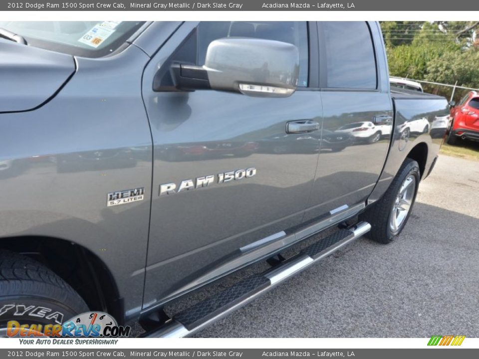 2012 Dodge Ram 1500 Sport Crew Cab Mineral Gray Metallic / Dark Slate Gray Photo #13