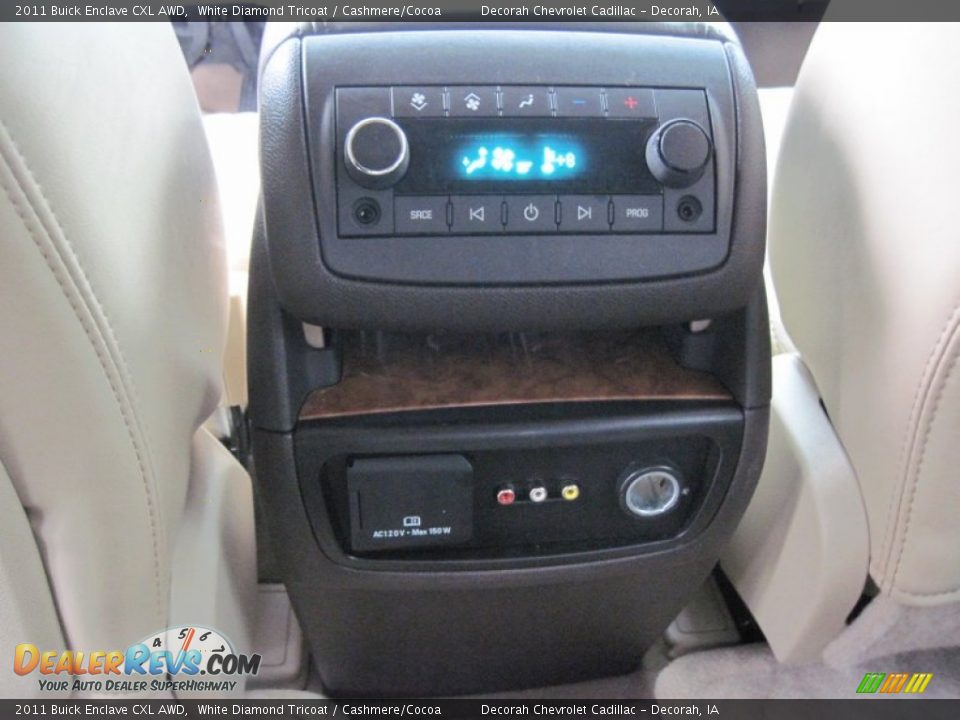 2011 Buick Enclave CXL AWD White Diamond Tricoat / Cashmere/Cocoa Photo #16
