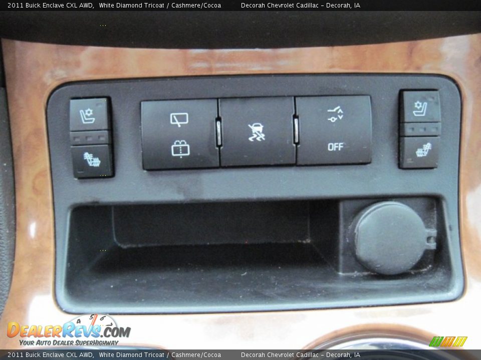 2011 Buick Enclave CXL AWD White Diamond Tricoat / Cashmere/Cocoa Photo #25