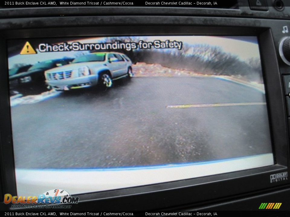 2011 Buick Enclave CXL AWD White Diamond Tricoat / Cashmere/Cocoa Photo #27