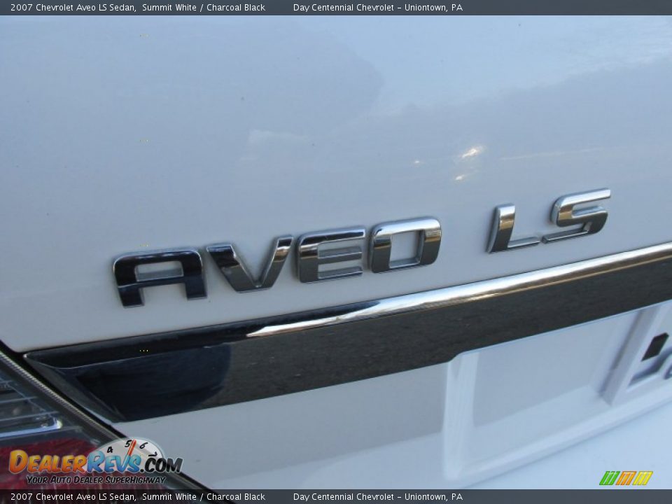 2007 Chevrolet Aveo LS Sedan Summit White / Charcoal Black Photo #5