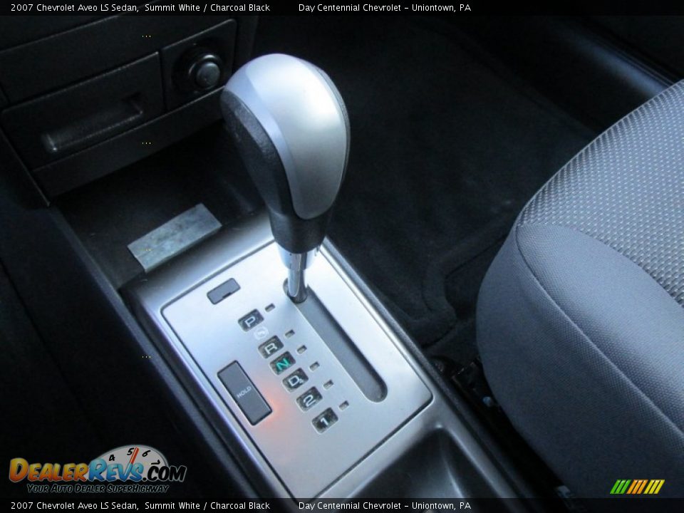 2007 Chevrolet Aveo LS Sedan Summit White / Charcoal Black Photo #24