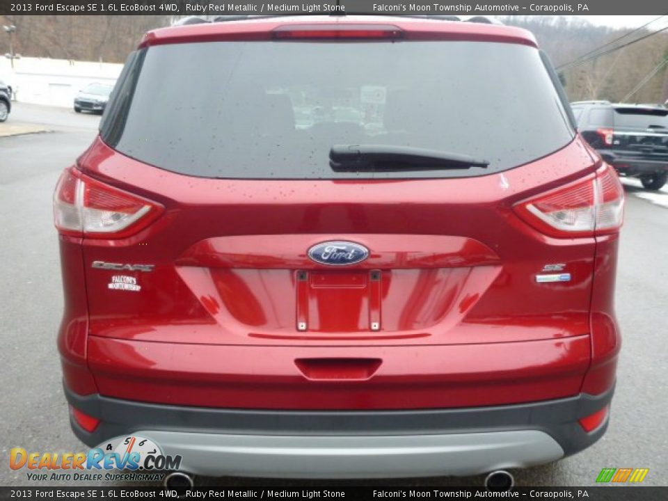 2013 Ford Escape SE 1.6L EcoBoost 4WD Ruby Red Metallic / Medium Light Stone Photo #7