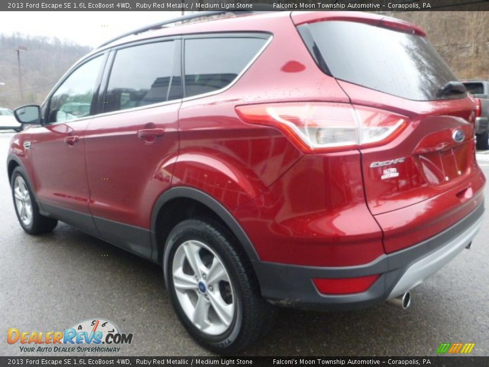 2013 Ford Escape SE 1.6L EcoBoost 4WD Ruby Red Metallic / Medium Light Stone Photo #9