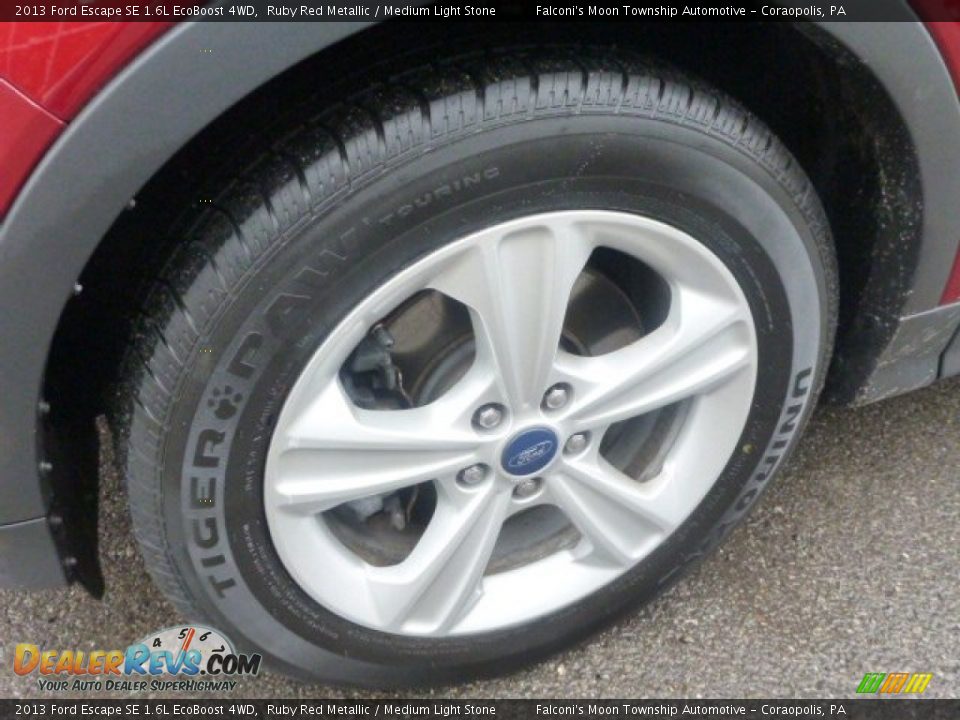 2013 Ford Escape SE 1.6L EcoBoost 4WD Ruby Red Metallic / Medium Light Stone Photo #14