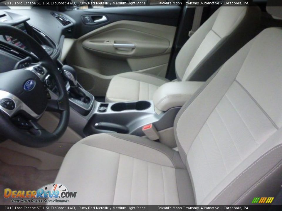 2013 Ford Escape SE 1.6L EcoBoost 4WD Ruby Red Metallic / Medium Light Stone Photo #15