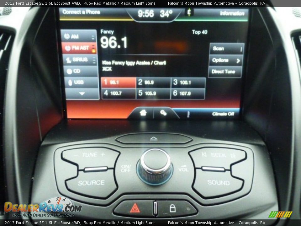 2013 Ford Escape SE 1.6L EcoBoost 4WD Ruby Red Metallic / Medium Light Stone Photo #22