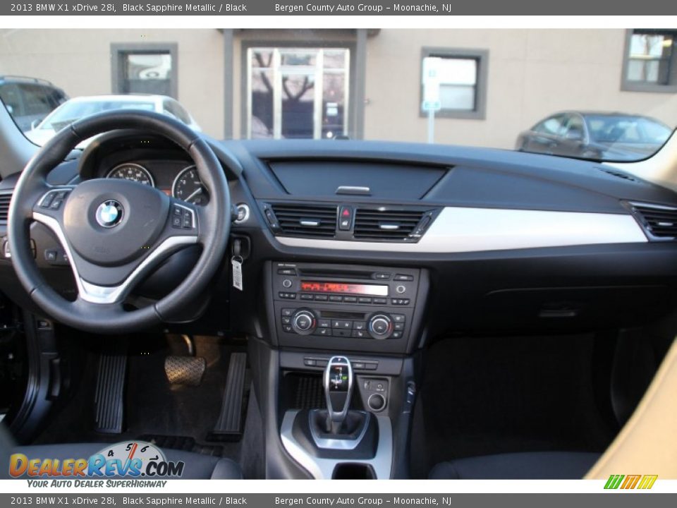 2013 BMW X1 xDrive 28i Black Sapphire Metallic / Black Photo #15
