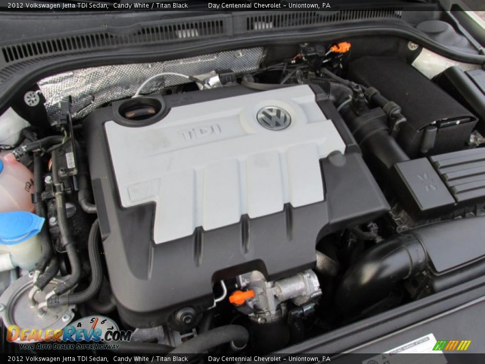 2012 Volkswagen Jetta TDI Sedan Candy White / Titan Black Photo #18