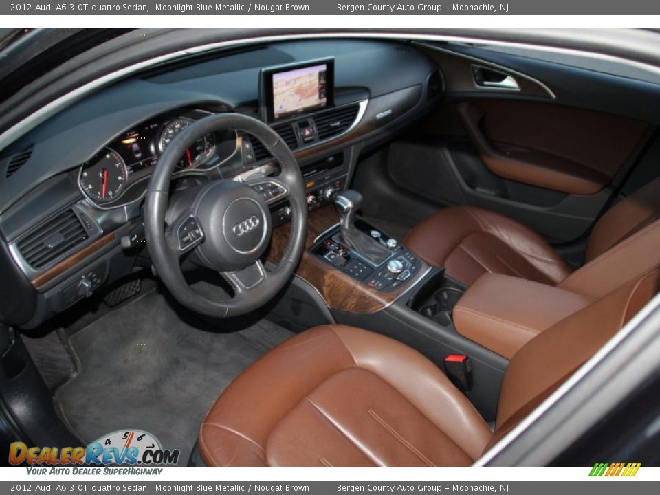 Nougat Brown Interior - 2012 Audi A6 3.0T quattro Sedan Photo #11