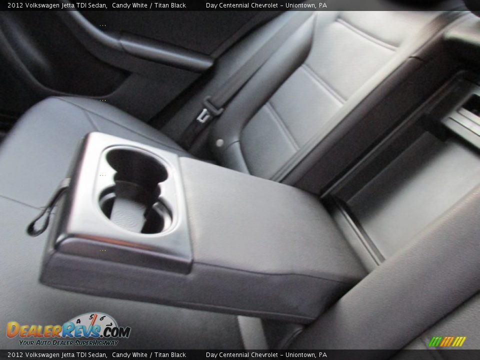 2012 Volkswagen Jetta TDI Sedan Candy White / Titan Black Photo #24