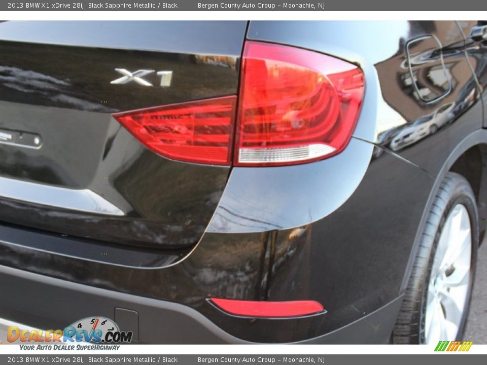 2013 BMW X1 xDrive 28i Black Sapphire Metallic / Black Photo #23
