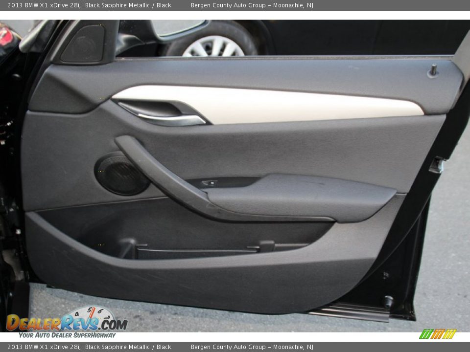 2013 BMW X1 xDrive 28i Black Sapphire Metallic / Black Photo #26