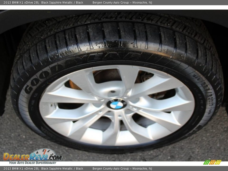 2013 BMW X1 xDrive 28i Black Sapphire Metallic / Black Photo #33