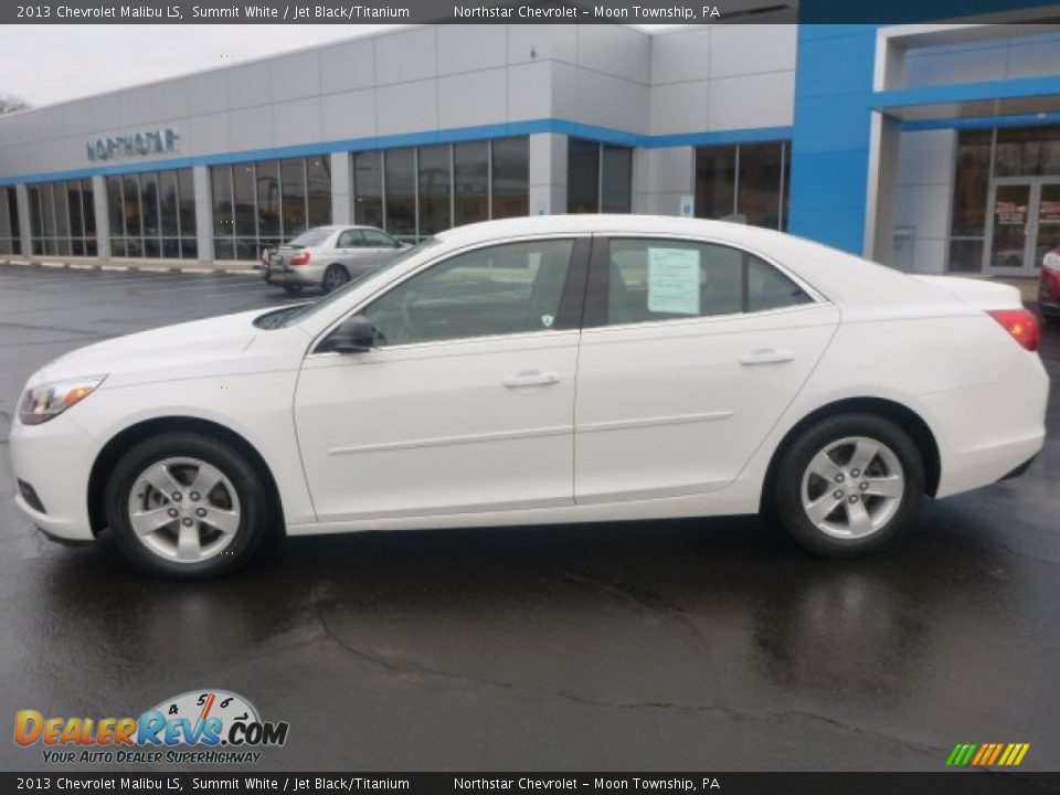 2013 Chevrolet Malibu LS Summit White / Jet Black/Titanium Photo #2