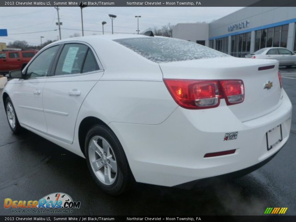 2013 Chevrolet Malibu LS Summit White / Jet Black/Titanium Photo #3