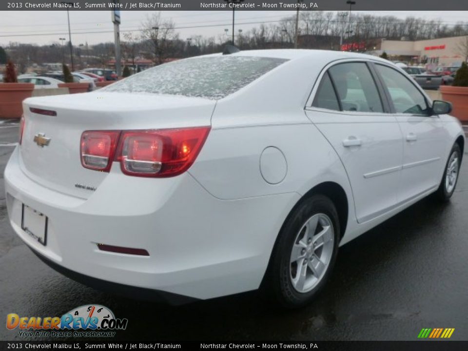 2013 Chevrolet Malibu LS Summit White / Jet Black/Titanium Photo #5