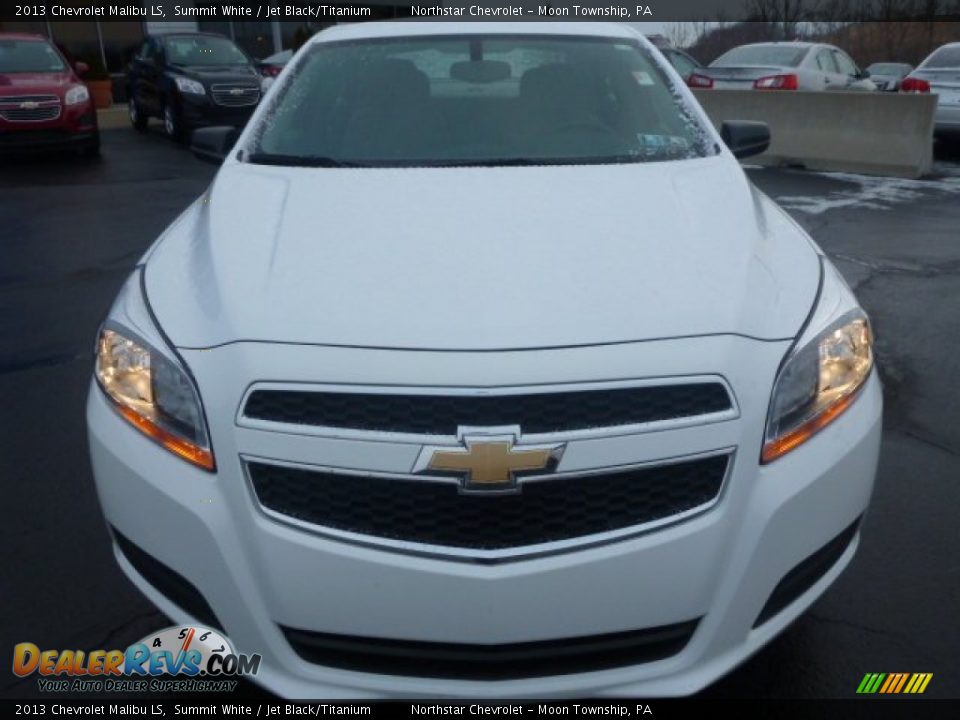 2013 Chevrolet Malibu LS Summit White / Jet Black/Titanium Photo #8