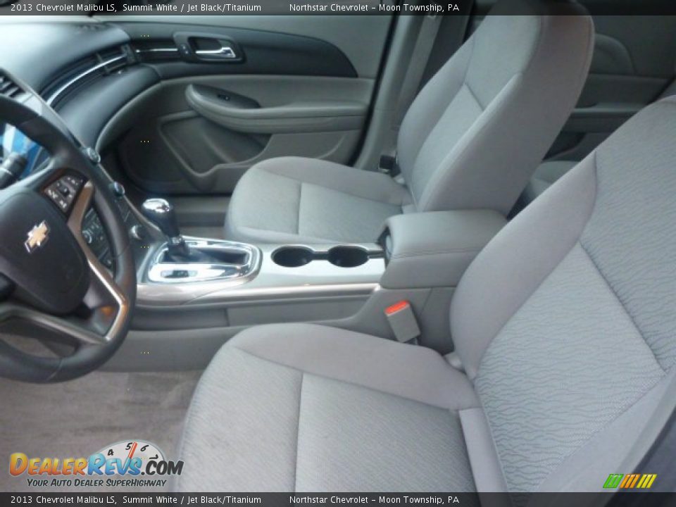 2013 Chevrolet Malibu LS Summit White / Jet Black/Titanium Photo #10