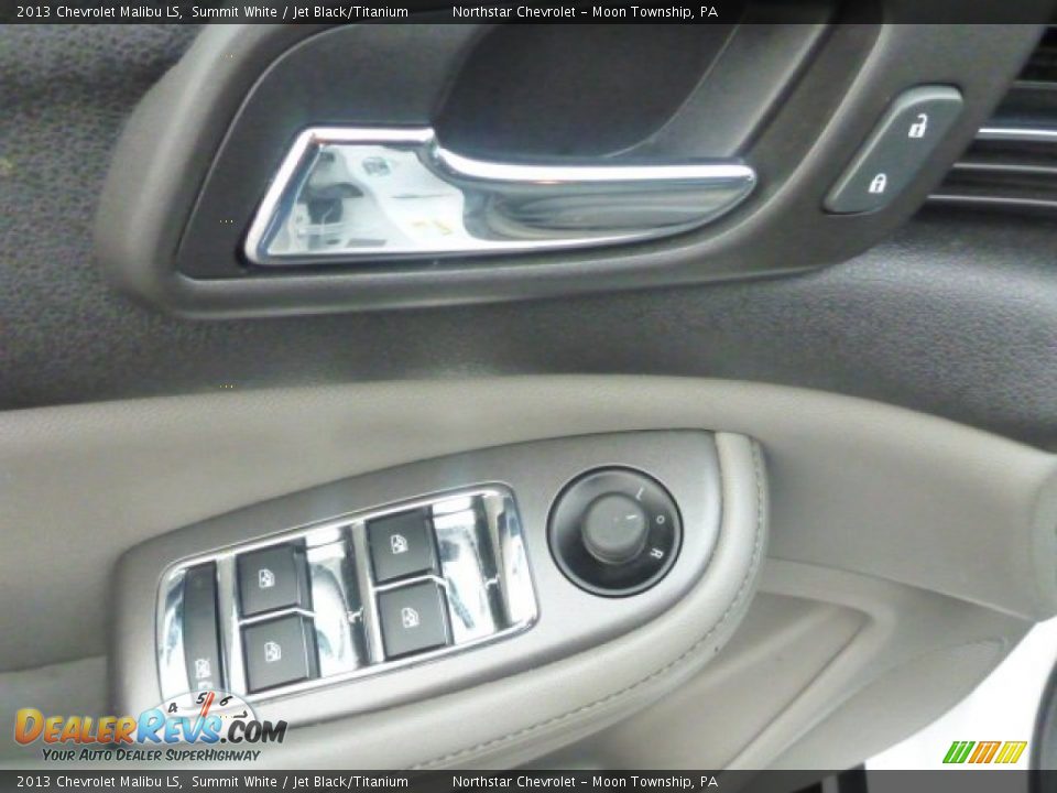2013 Chevrolet Malibu LS Summit White / Jet Black/Titanium Photo #13