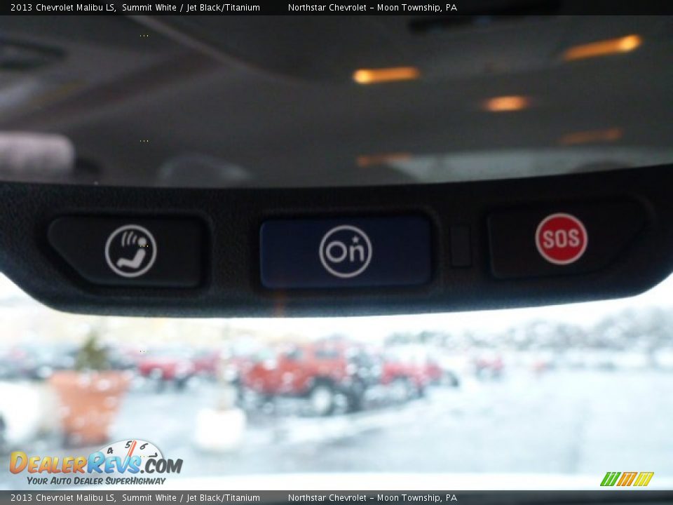 2013 Chevrolet Malibu LS Summit White / Jet Black/Titanium Photo #17