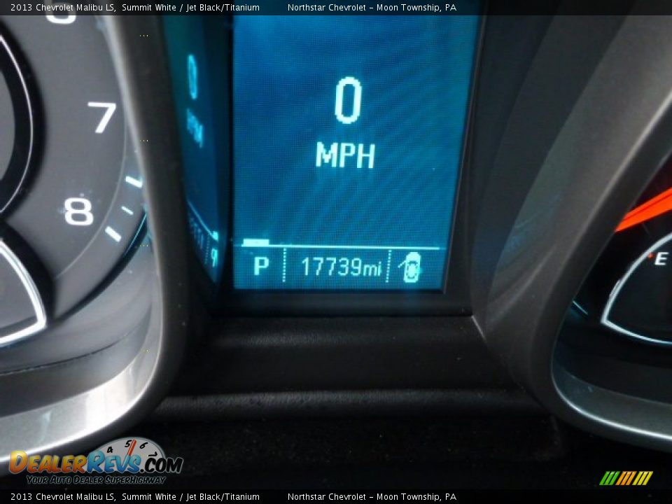 2013 Chevrolet Malibu LS Summit White / Jet Black/Titanium Photo #20