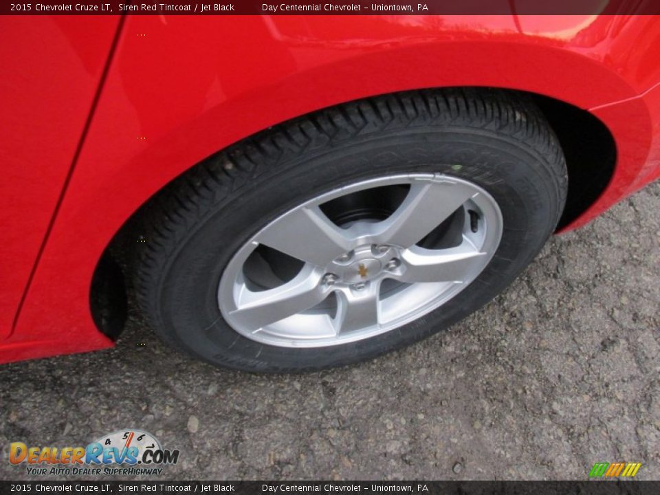2015 Chevrolet Cruze LT Siren Red Tintcoat / Jet Black Photo #3