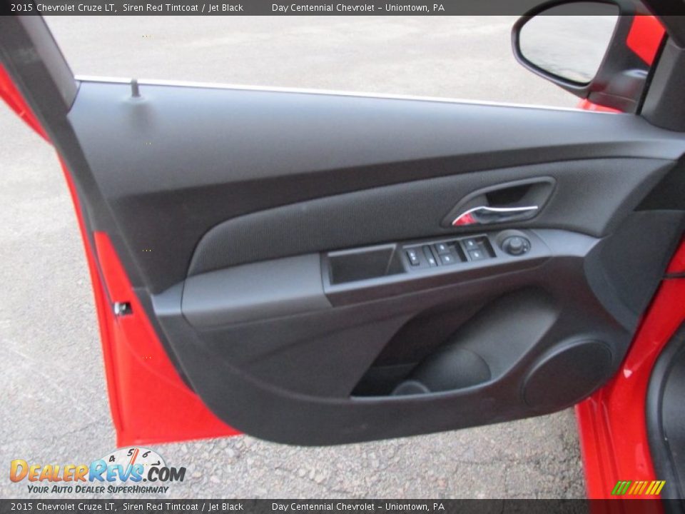 2015 Chevrolet Cruze LT Siren Red Tintcoat / Jet Black Photo #11