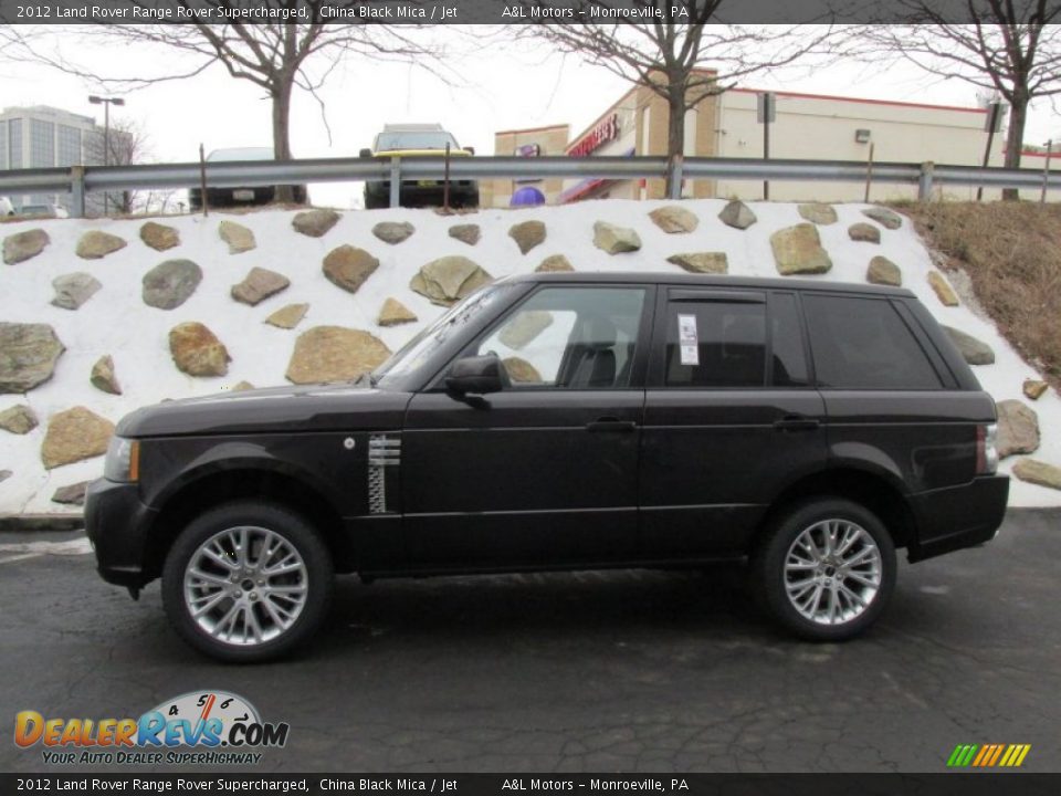 2012 Land Rover Range Rover Supercharged China Black Mica / Jet Photo #2