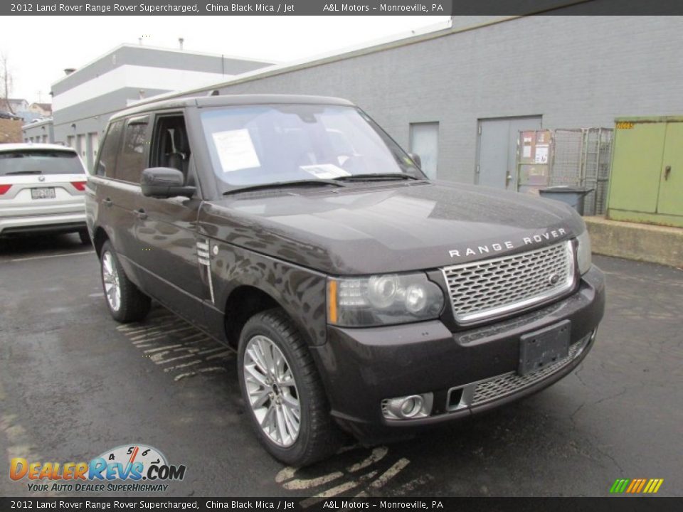 2012 Land Rover Range Rover Supercharged China Black Mica / Jet Photo #7