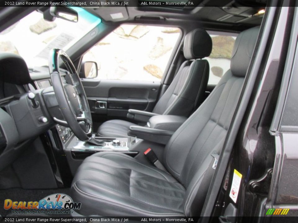 2012 Land Rover Range Rover Supercharged China Black Mica / Jet Photo #11