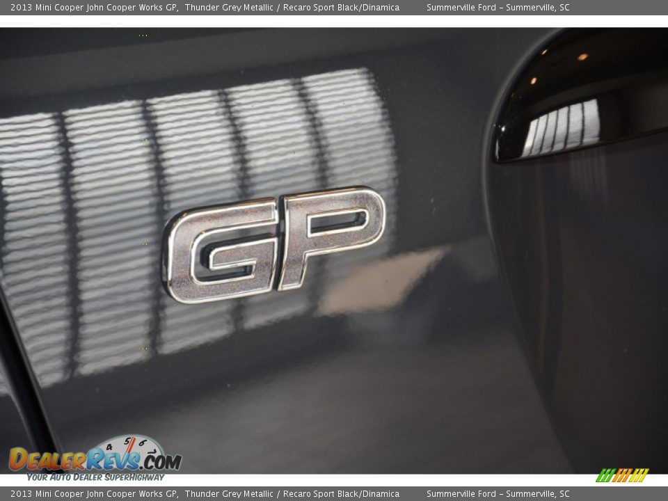 2013 Mini Cooper John Cooper Works GP Thunder Grey Metallic / Recaro Sport Black/Dinamica Photo #5