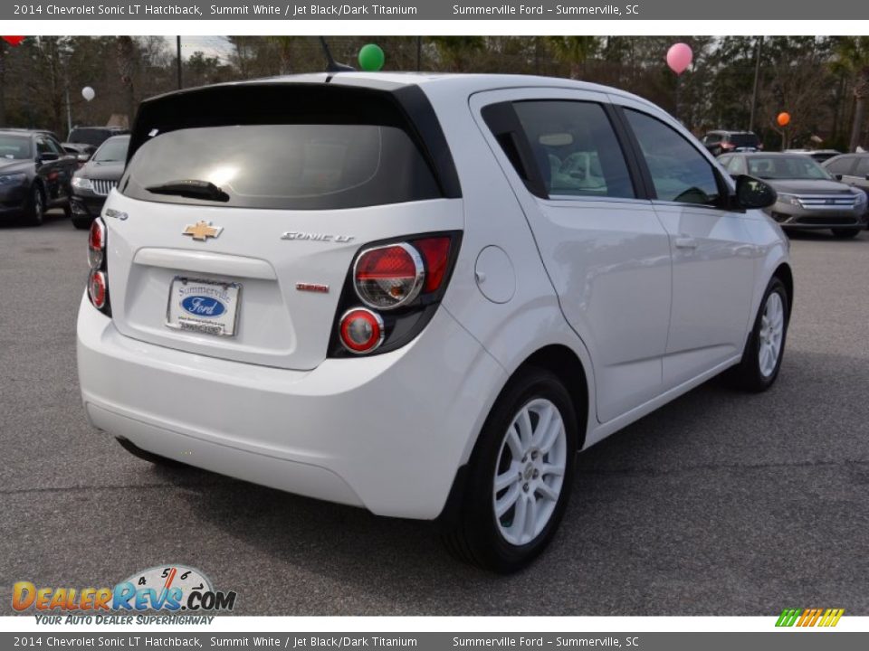 2014 Chevrolet Sonic LT Hatchback Summit White / Jet Black/Dark Titanium Photo #3