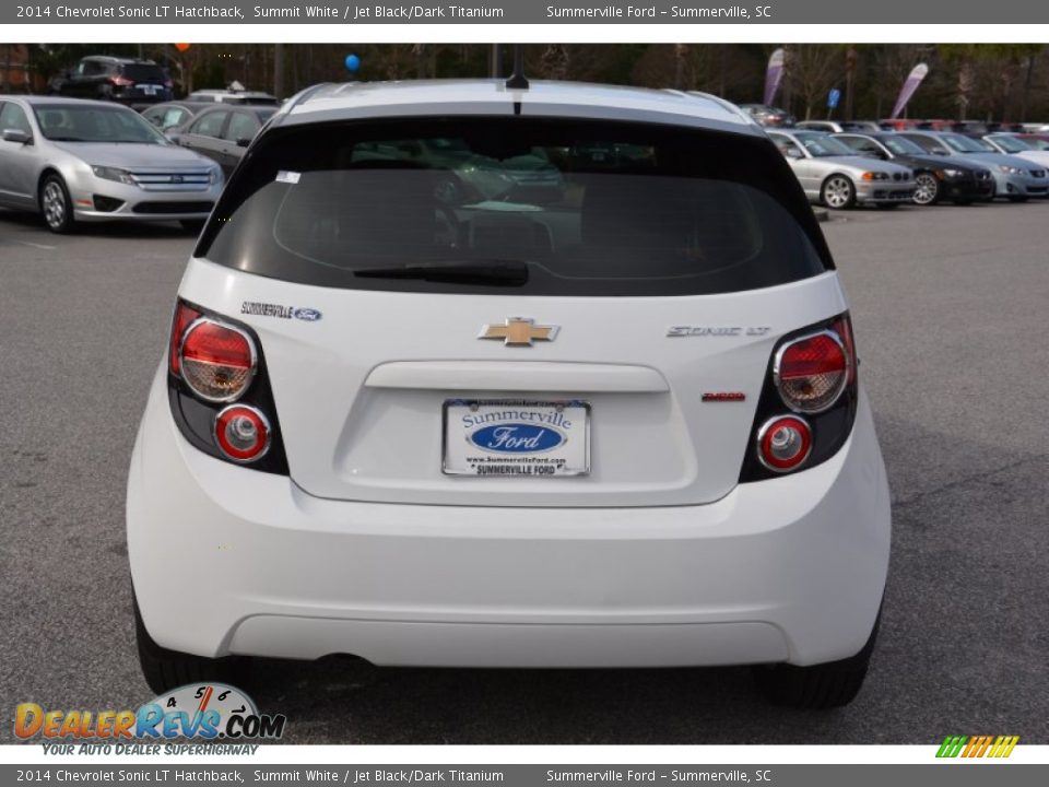 2014 Chevrolet Sonic LT Hatchback Summit White / Jet Black/Dark Titanium Photo #4