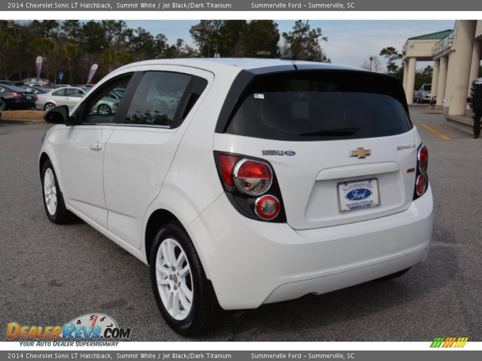 2014 Chevrolet Sonic LT Hatchback Summit White / Jet Black/Dark Titanium Photo #5
