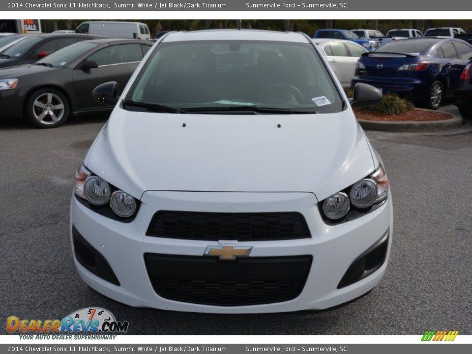 2014 Chevrolet Sonic LT Hatchback Summit White / Jet Black/Dark Titanium Photo #8