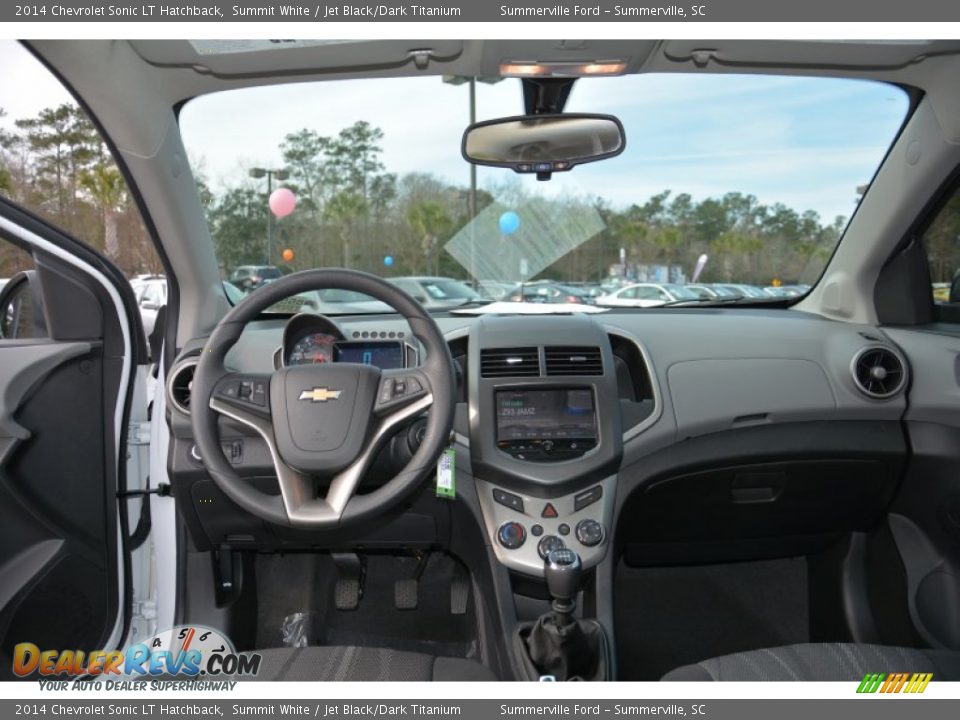 2014 Chevrolet Sonic LT Hatchback Summit White / Jet Black/Dark Titanium Photo #9
