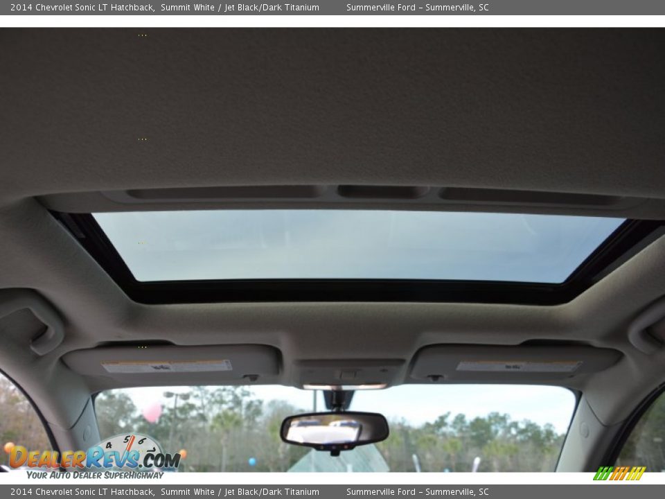 2014 Chevrolet Sonic LT Hatchback Summit White / Jet Black/Dark Titanium Photo #10