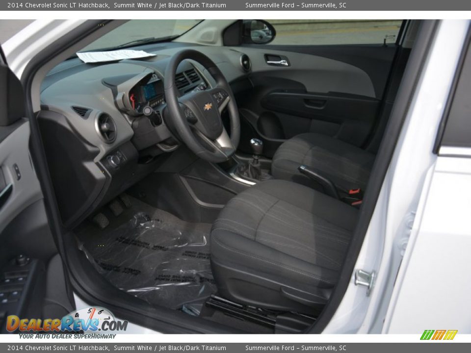 2014 Chevrolet Sonic LT Hatchback Summit White / Jet Black/Dark Titanium Photo #11