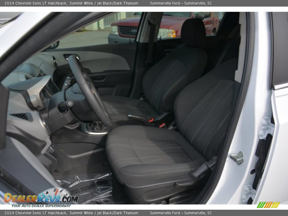 2014 Chevrolet Sonic LT Hatchback Summit White / Jet Black/Dark Titanium Photo #12