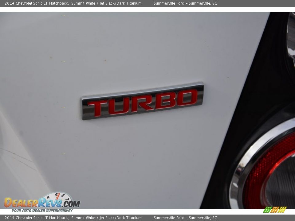 2014 Chevrolet Sonic LT Hatchback Summit White / Jet Black/Dark Titanium Photo #17