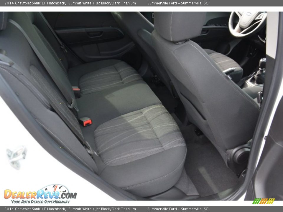 2014 Chevrolet Sonic LT Hatchback Summit White / Jet Black/Dark Titanium Photo #18