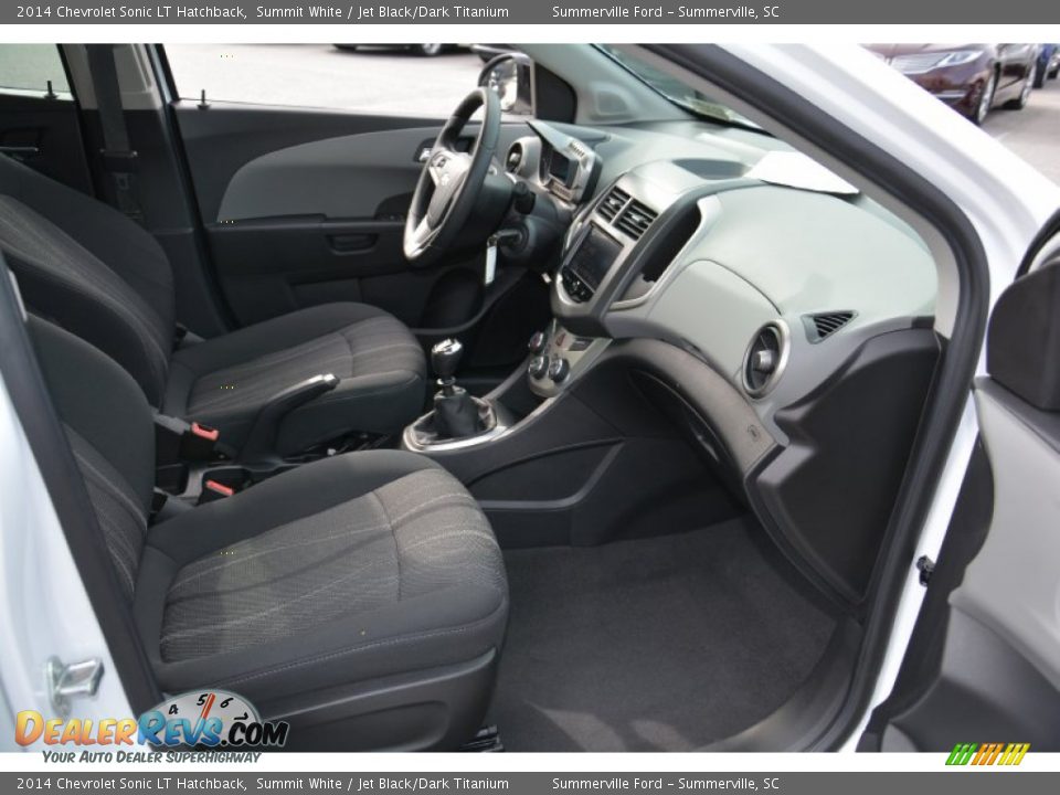 Jet Black/Dark Titanium Interior - 2014 Chevrolet Sonic LT Hatchback Photo #21