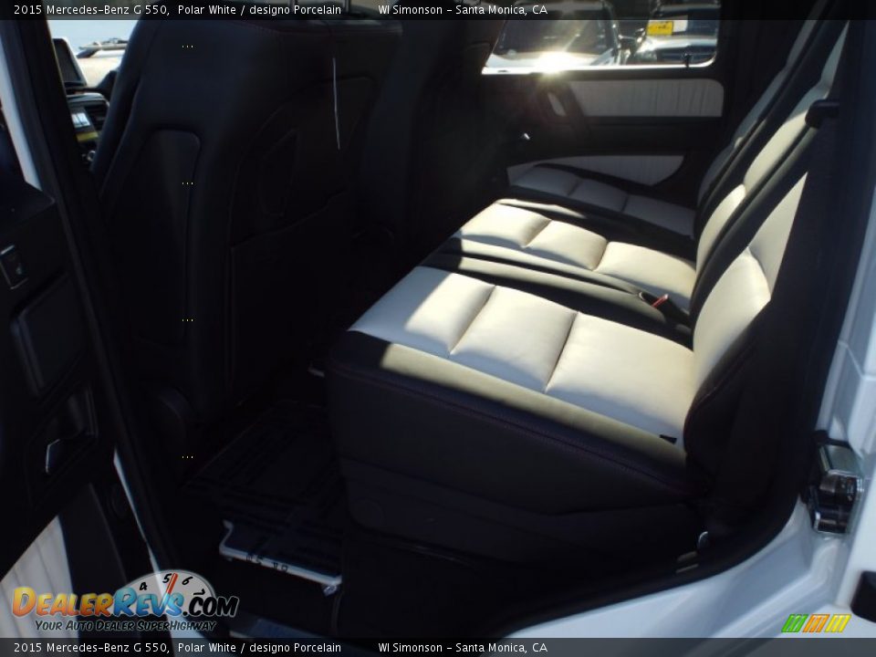 2015 Mercedes-Benz G 550 Polar White / designo Porcelain Photo #8