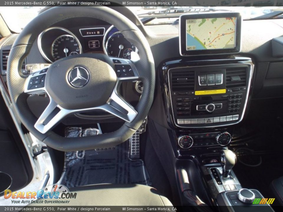 2015 Mercedes-Benz G 550 Polar White / designo Porcelain Photo #9