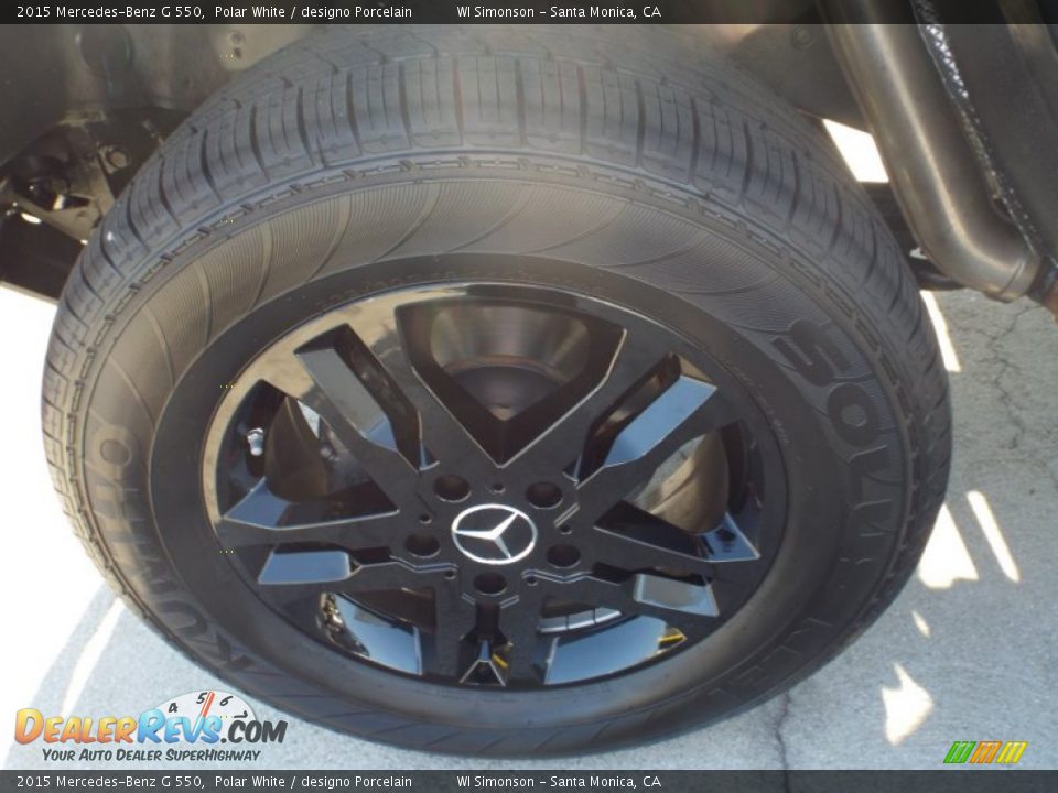 2015 Mercedes-Benz G 550 Polar White / designo Porcelain Photo #10