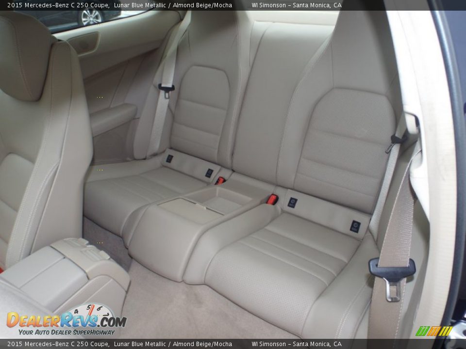 2015 Mercedes-Benz C 250 Coupe Lunar Blue Metallic / Almond Beige/Mocha Photo #8