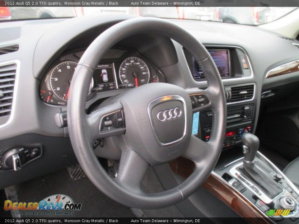 2012 Audi Q5 2.0 TFSI quattro Monsoon Gray Metallic / Black Photo #11