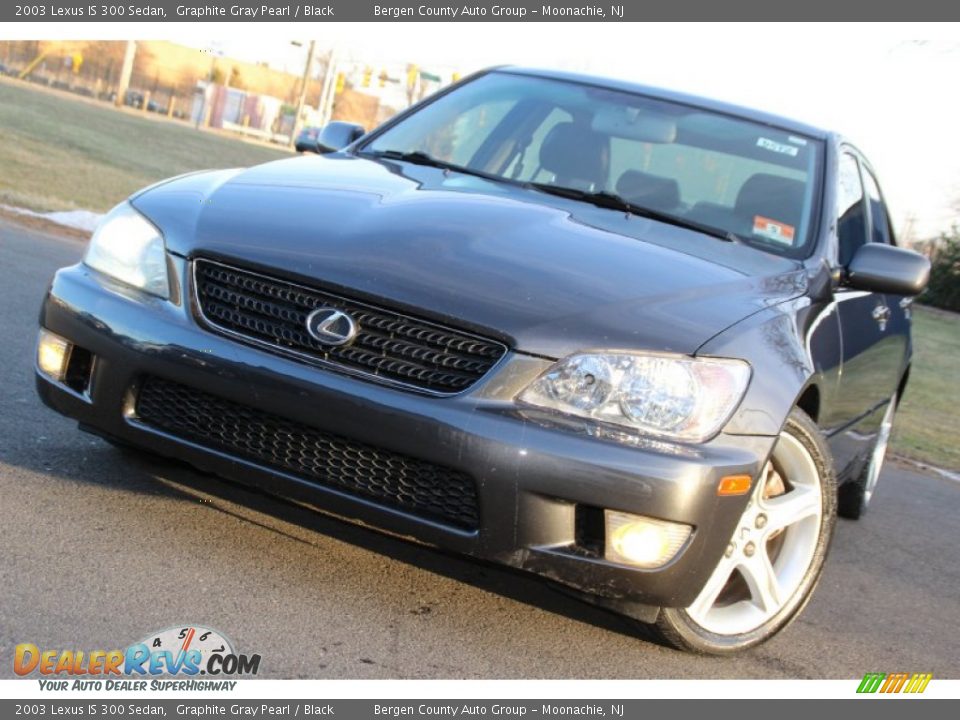 2003 Lexus IS 300 Sedan Graphite Gray Pearl / Black Photo #1